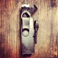 Camp knife sheath