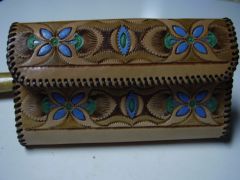 Clutch Purse, Veiner with Camoflage, Front