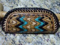 Wander Bag, Arrow Basketweave, Turquoise