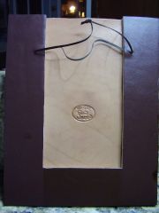 Picture Frame, Basketweave & Flowers, back