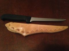 boning knive and sheath