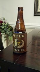 Bottle coozie for a bomb tech