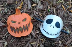 Jack Skellington Pumpkin King Barrettes