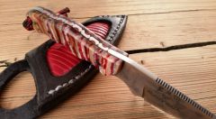 Detail/Trim knife with Mammoth Tooth handle