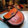 Charity auction belt pouch - done lacing!