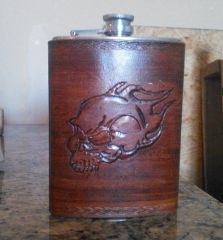 Flame Skull Front