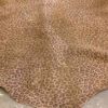 BROWN GENUINE LAMBSKIN WITH LEOPARD PRINTED DESIGN IN FULL LEATHER SKINS