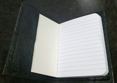 Refillable Mini Leather Notepad Cover