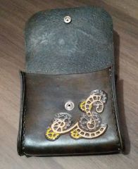 Owl Steampunk Belt Pouch
