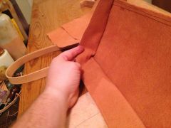 purse under contruction lining