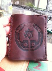 Pyrography 1 on journal cover