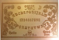 Front of Ouija board.