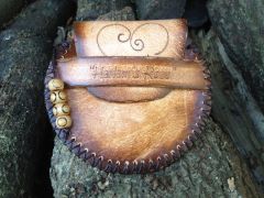 Coin purse "Howling Wolf"