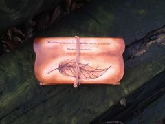 Clutch with Feather