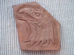Eagle engraving
