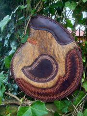 Bag "Leaf and Crochet"