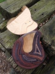 Bag "Leaf and Crochet"