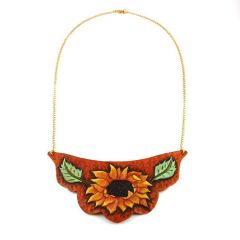 sunflower necklace
