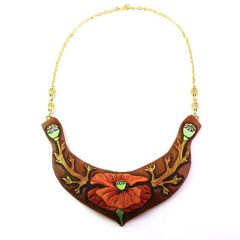 poppy necklace