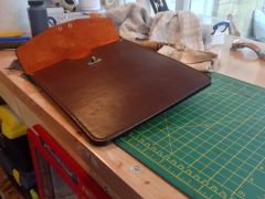 Lined iPad case