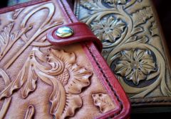A6 notepad cover and trucker wallet