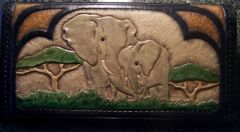 back view if closed of wallet
