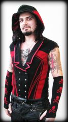 fire cat reversible vest and hood