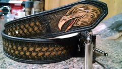 Basket weave with an eagle