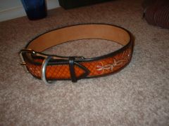 Tooled Barbed Wire Collar