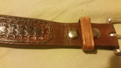 Belt end