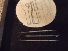 Modeling tools and saw blade for knifemaking