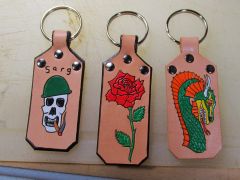 Three Key Rings/Fobs