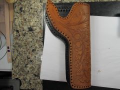 UnStitched Acorn Stamped Python .357 Mag Holster