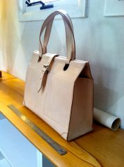 Veg. tan satchel