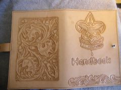 BSA Leather Handbook Cover