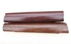 burgundy and brown