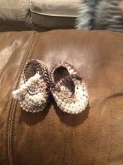 crochet booties