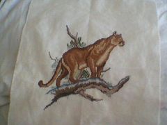 cougar cross stitch