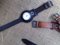 Wrist strap for pocket watch.