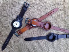 Leather Watchbands for pocket watch.