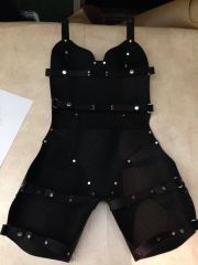 Sample custom body protector for performance artist, Tiger Lil (back)