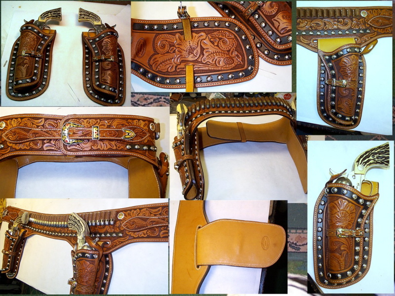 Roy Rogers Gun Belt and Holster Rig - Gun Holsters, Rifle Slings and ...