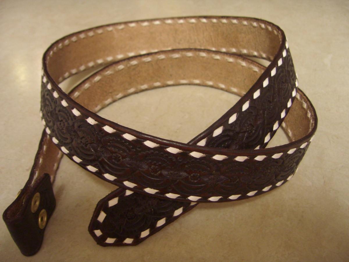 Buck Stitch Belt. - How Do I Do That? - Leatherworker.net