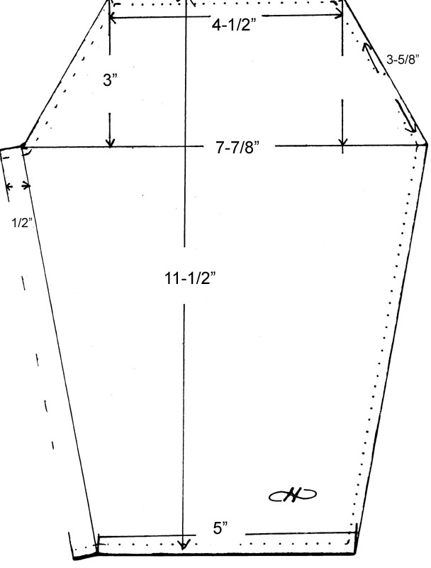 Coffin notebook - Patterns and Templates - Leatherworker.net