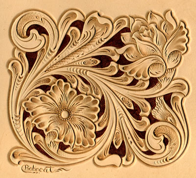 Sheridan style Carving - Floral and Sheridan Carving - Leatherworker.net