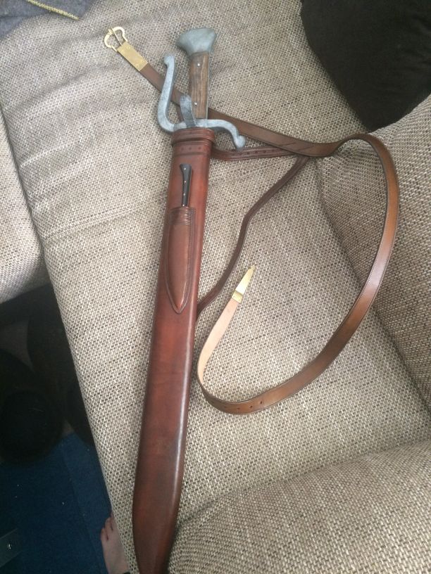 New Sword Sheath - Historical Reenactment - Leatherworker.net