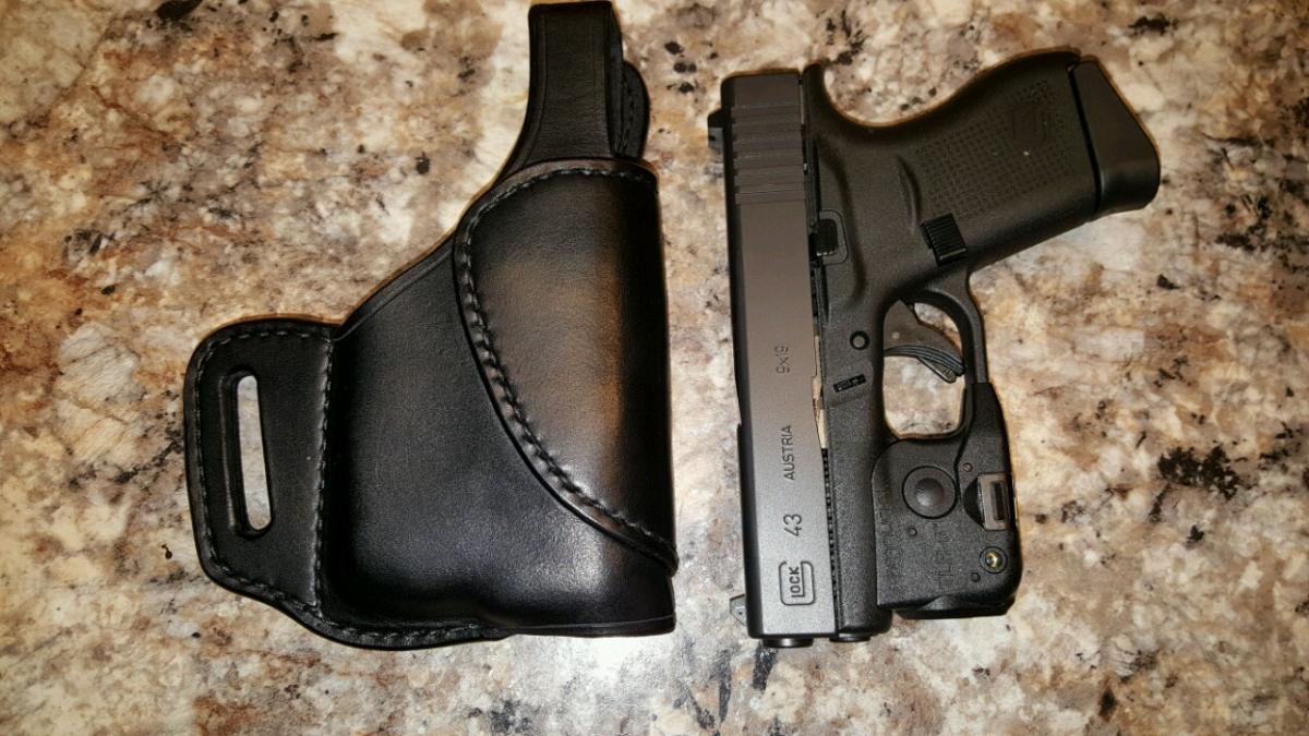 Glock 43 Holster For Streamlight Tlr6 - Gun Holsters, Rifle Slings and