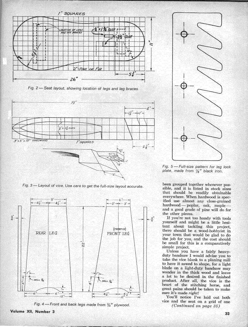 Stitching Horse Plans - Sewing Leather - Leatherworker.net