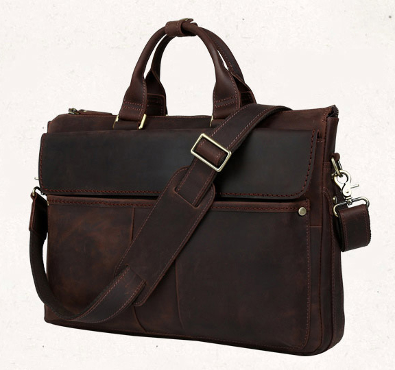 Large Genuine Distressed Leather Dark Brown Briefcase Attache Laptop Bag 02 copy.jpg