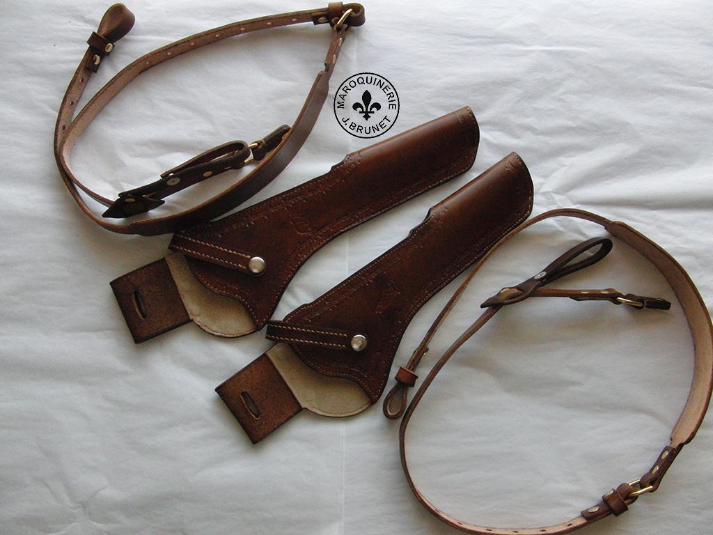 Custom S&W 629 Hunter Holsters with Shoulder Harnesses